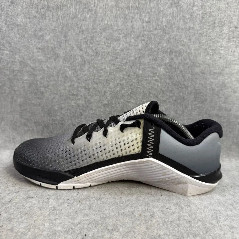 Nike Shoes Womens Size 7 Metcon 6‎ Black White Crossfit Workout Running Sneakers